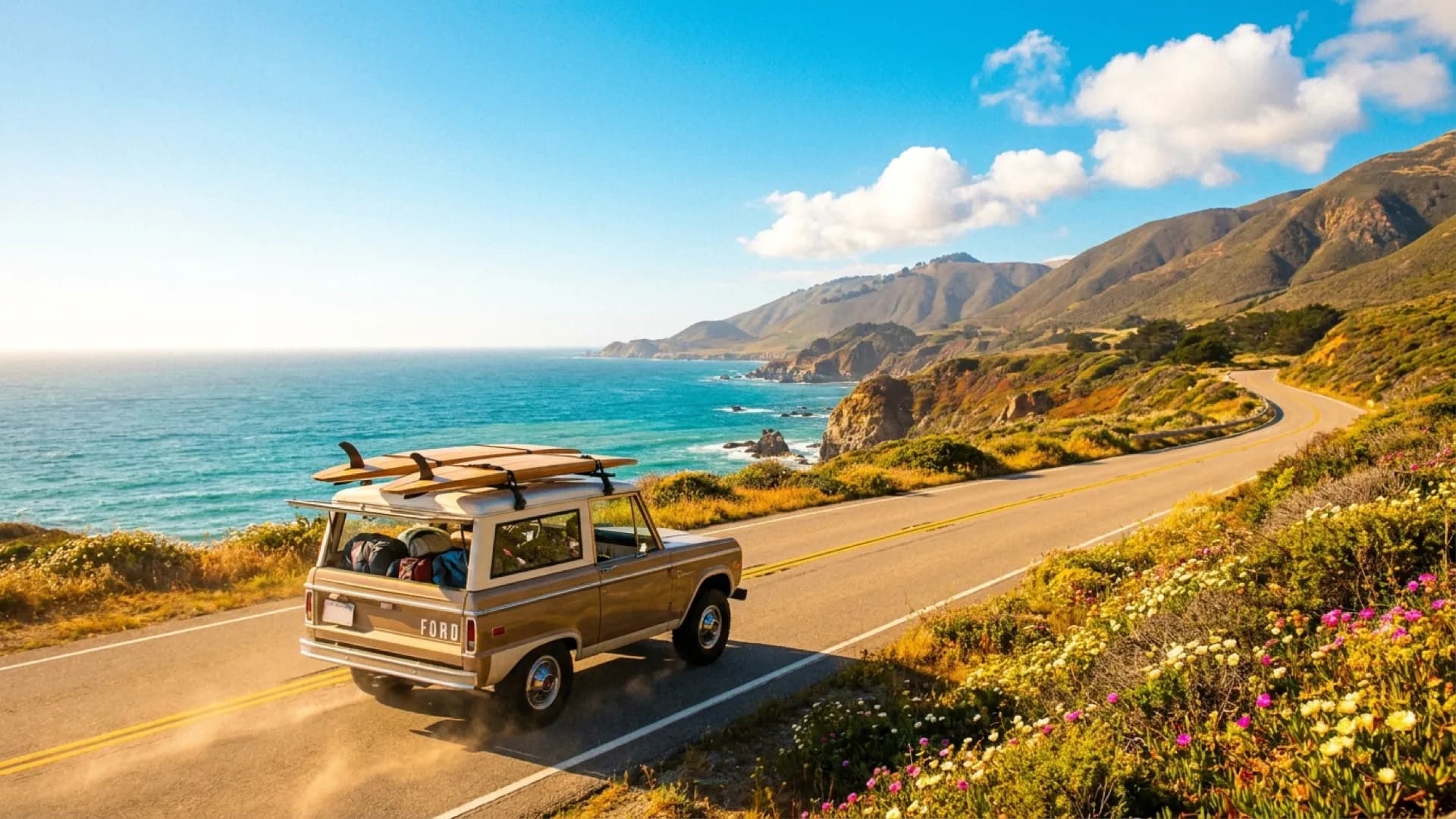 SUP met auto vakantie: packlist, dakdragers, route en douane voor Europese reizen: zonnig sfeerbeeld op het water