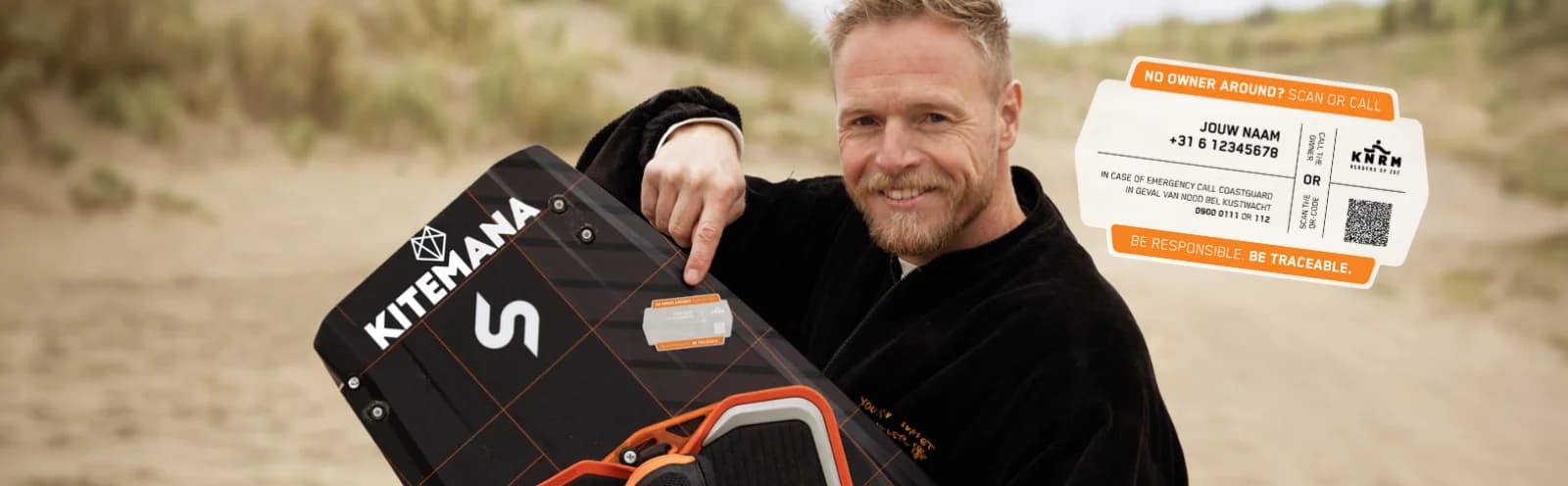KNRM BeTraceable: zet je naam op je SUP-gear voor meer kans om het terug te krijgen