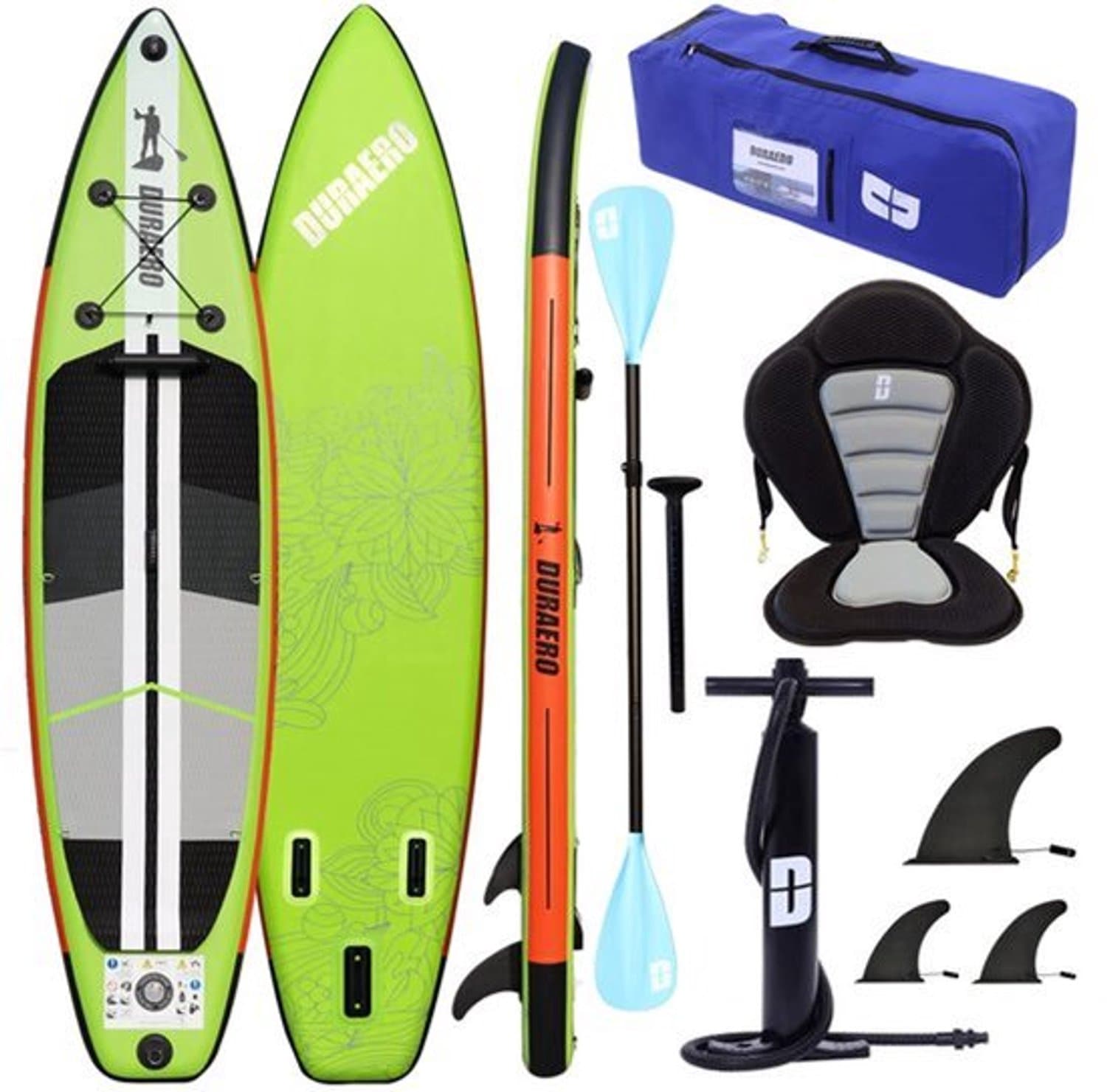 Opblaasbaar SUP Groen PVC Voor Beginners En, 330×76 cm