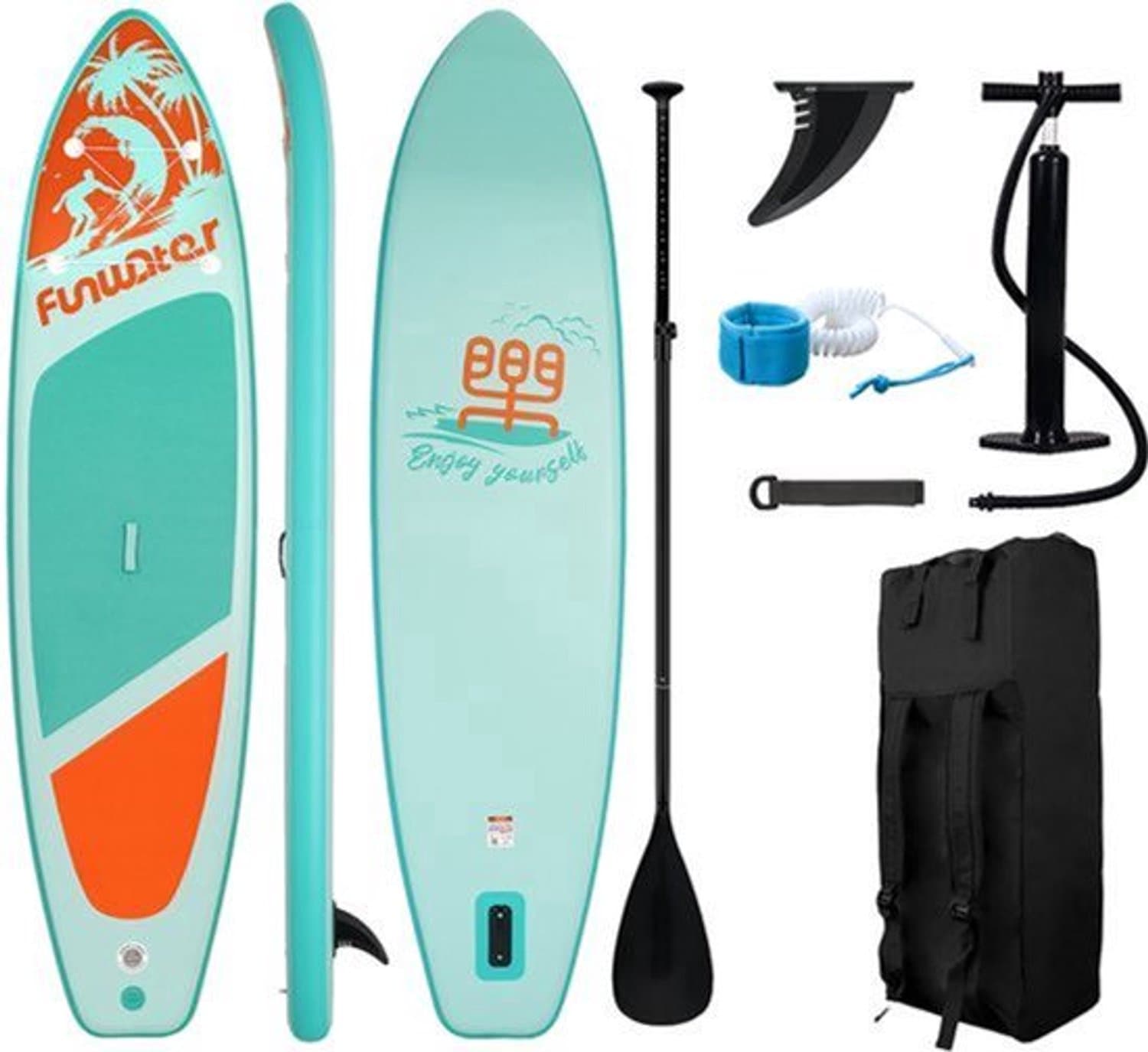 Opblaasbaar SUP Supfw28C PVC Materiaal 15 Kg Gewicht