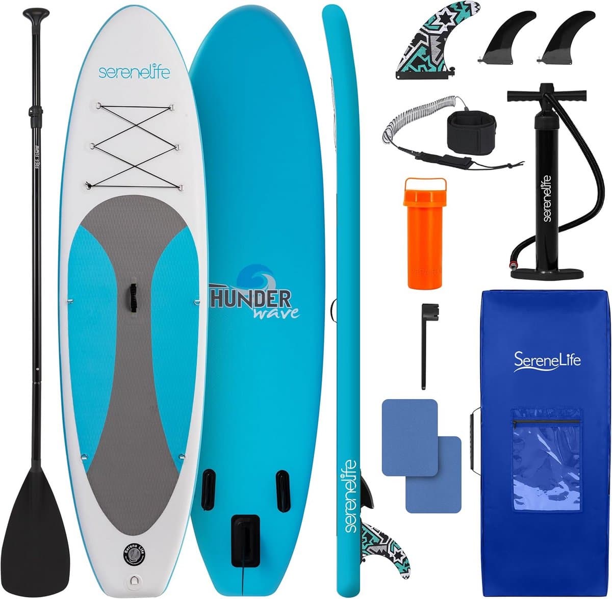 Opblaasbaar Stand Up Antislip SUP inclusief Paddle en Accessoires