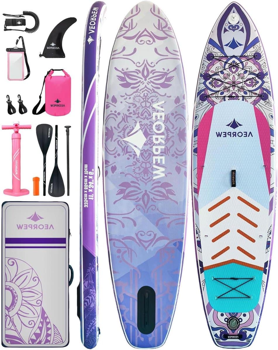 Opblaasbaar Watersport Avontuur Extra Breed Ontwerp 34 inch Breed