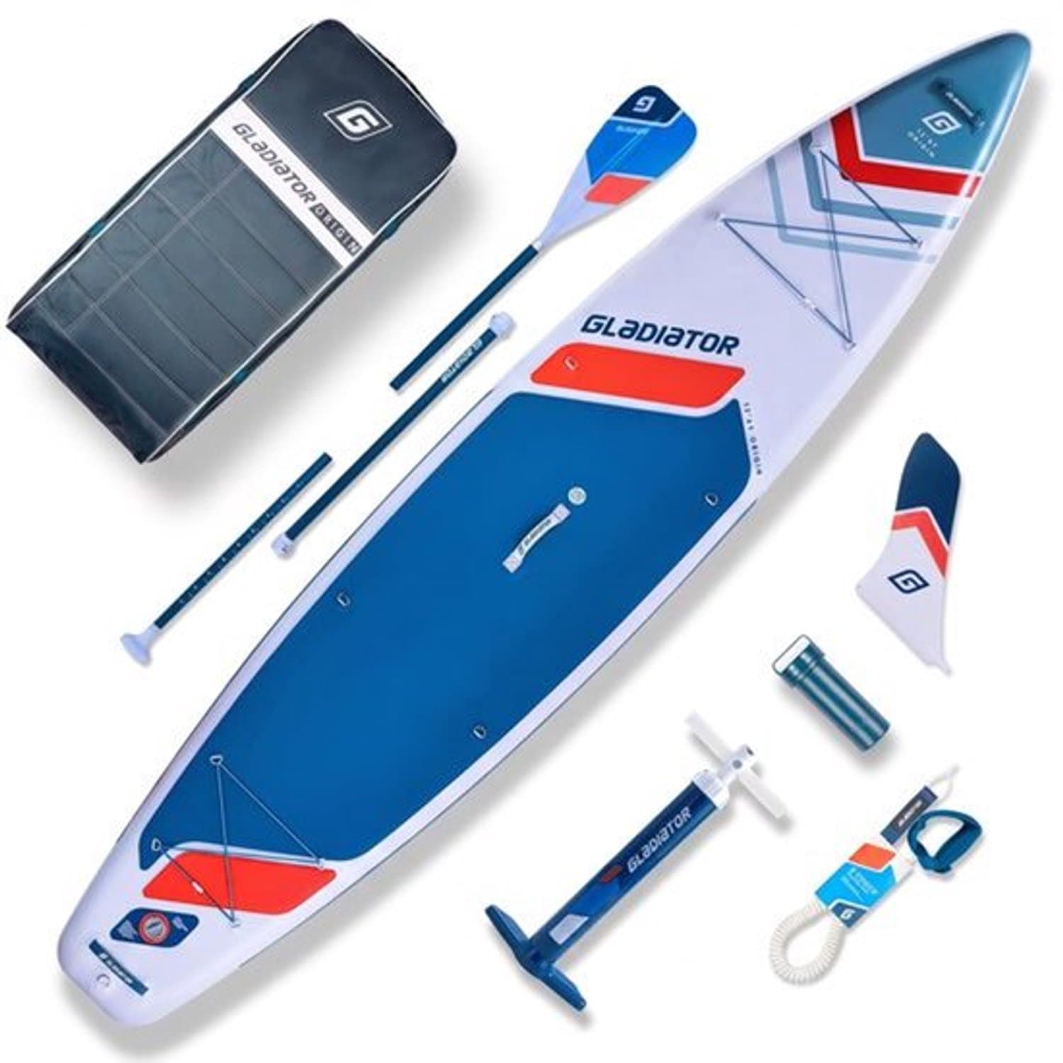 Opblaasbaar SUP Wit Touring 270 kg Capaciteit PVC, 384 cm, max 270 kg