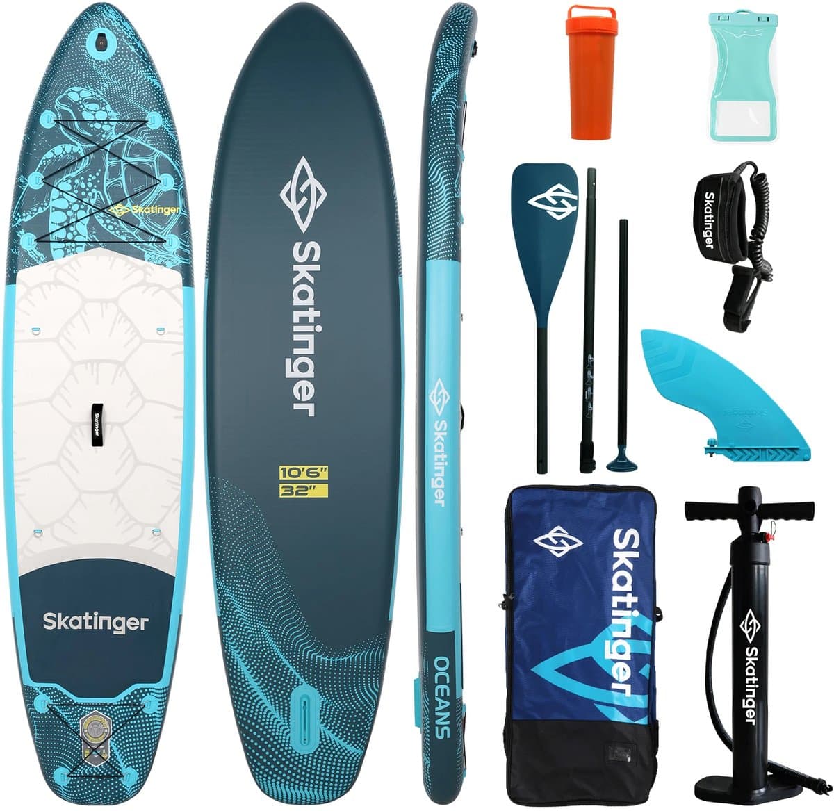 Skatinger Turtle Ocean Allround SUP Compleet Pakket