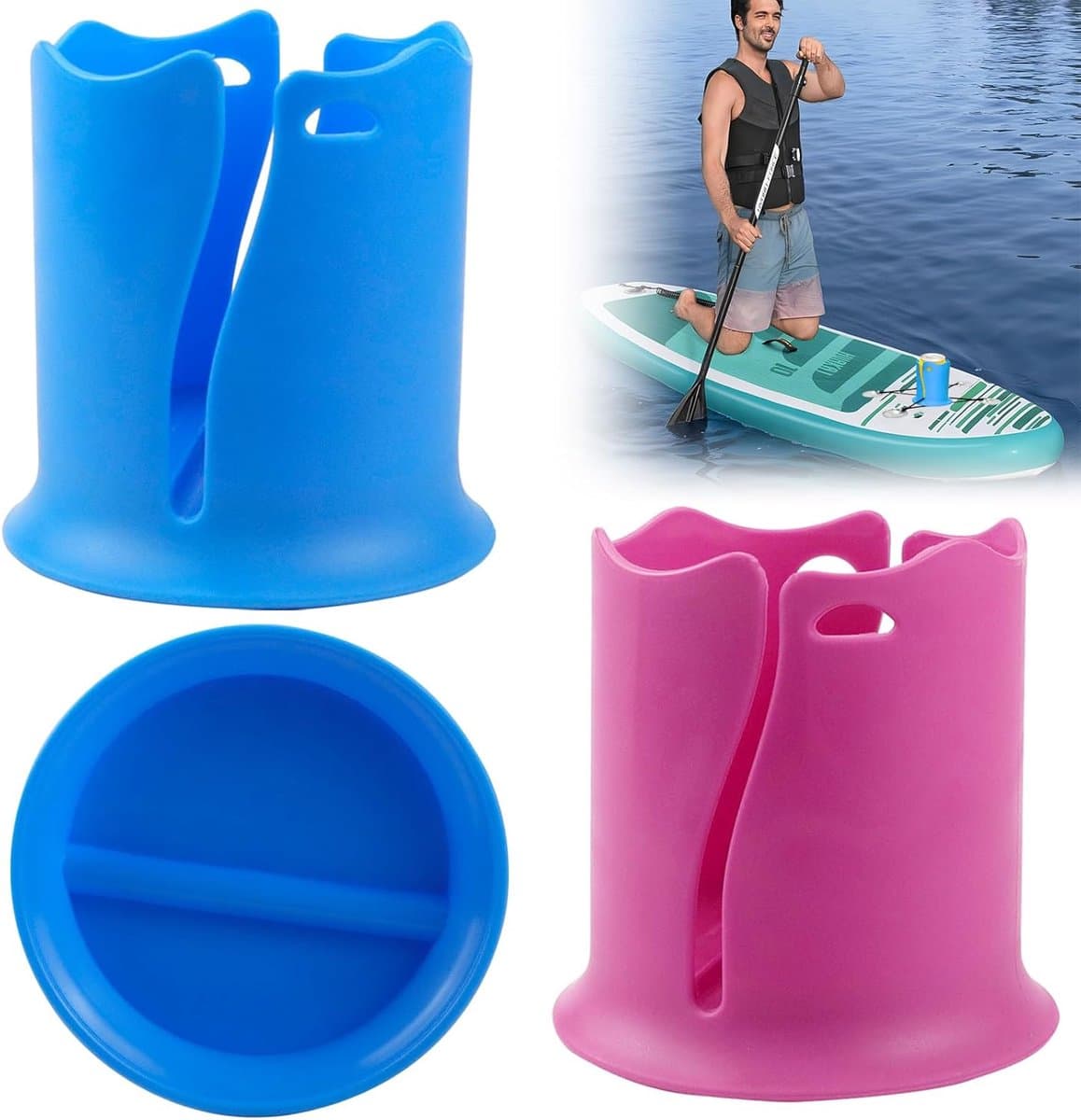 Paddle Bekerhouders 2 Stuks Voor Kajak en Surfplank Accessoires