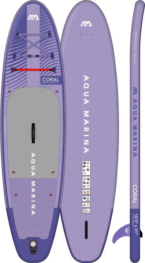 Aqua Marina Coral Paars SUP - 310 cm