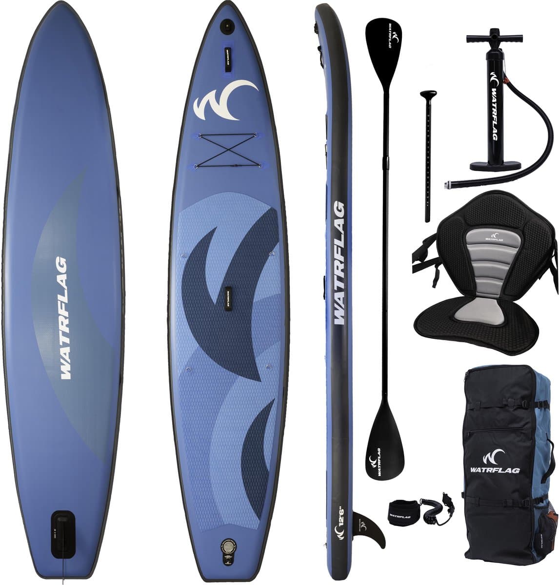 Watrflag Arrow Premium kwaliteit SUP 12'6, 380×81 cm