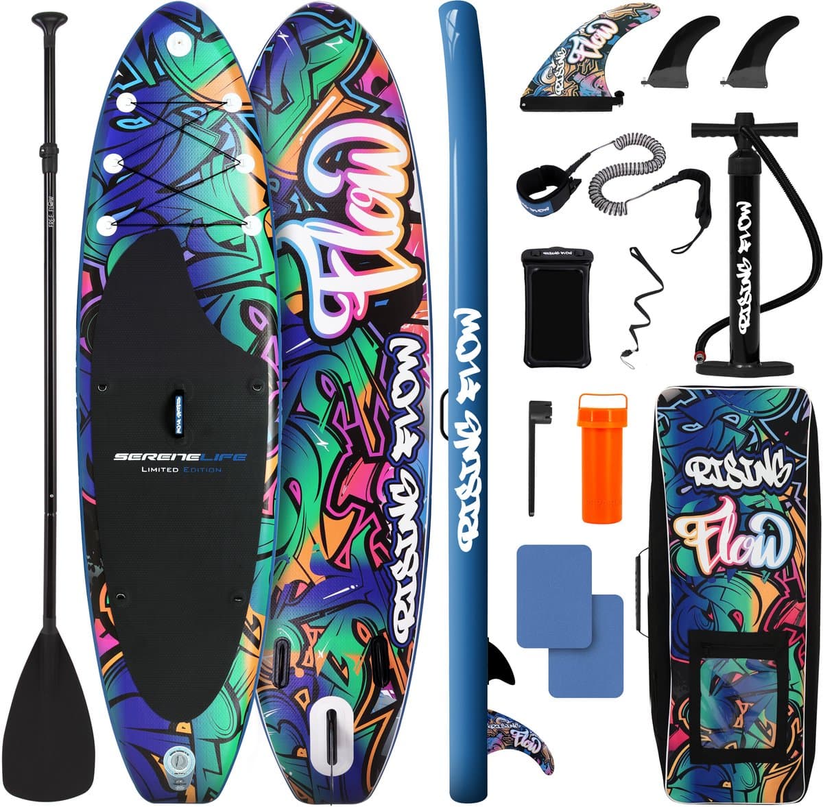 SereneLife SUP Antislip en Accessoires