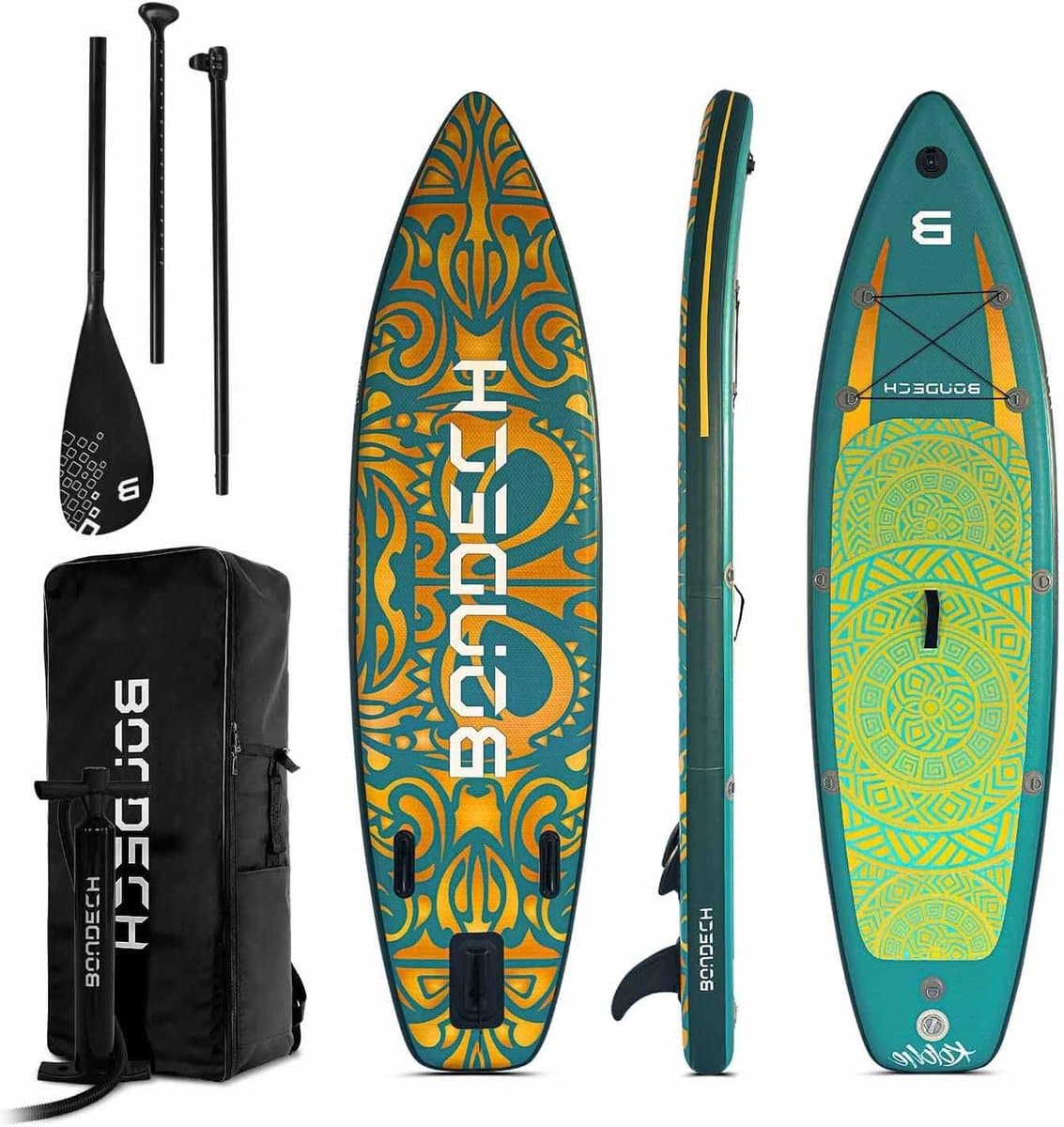 Opblaasbaar SUP Touring en Lange Afstanden Dubbele PVC Coating