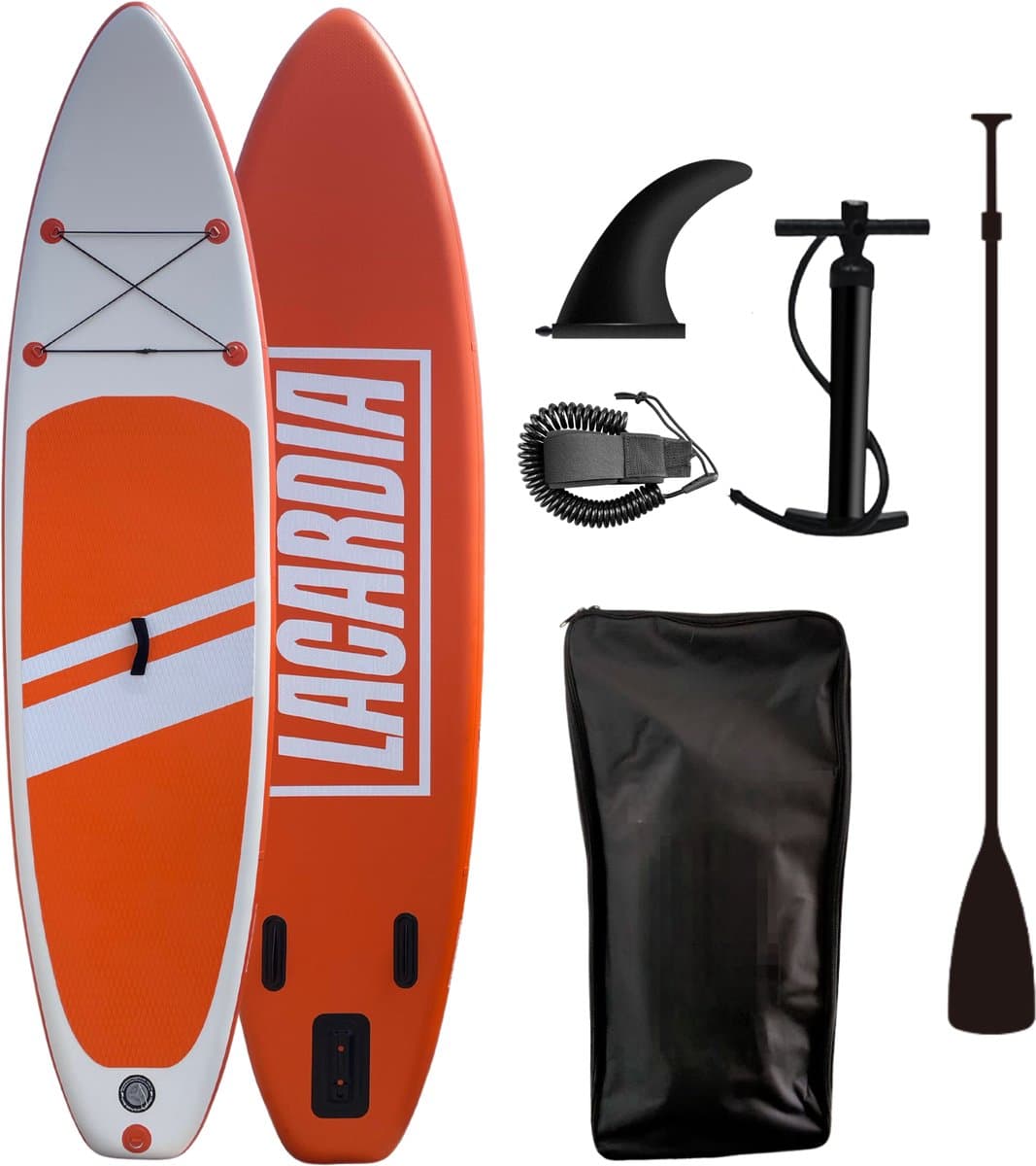 LaCardia SUP 150KG Draagkracht Oranje, 320×80 cm, max 150 kg
