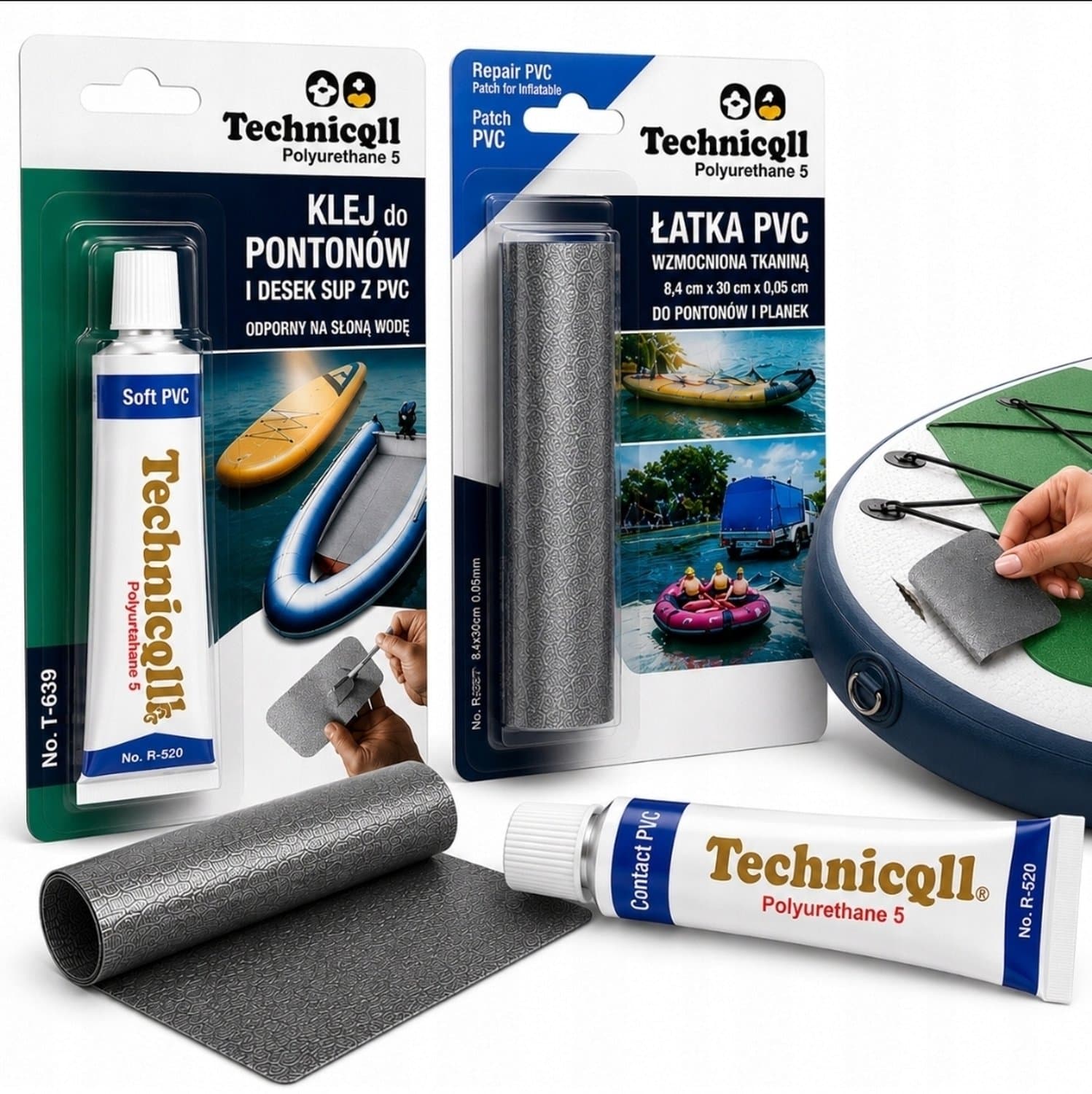 Reparatieset PVC: Lijm & Patch voor Zwembaden, SUPs, Boten