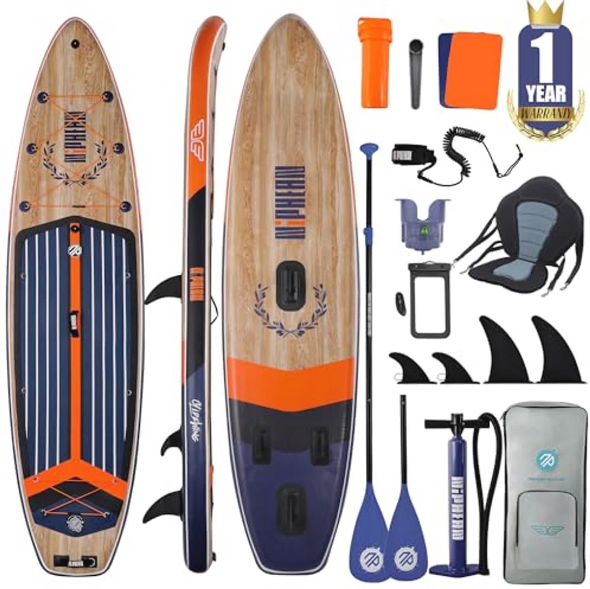 Opblaasbare SUP met vleugeldesign en duurzame, 335 cm