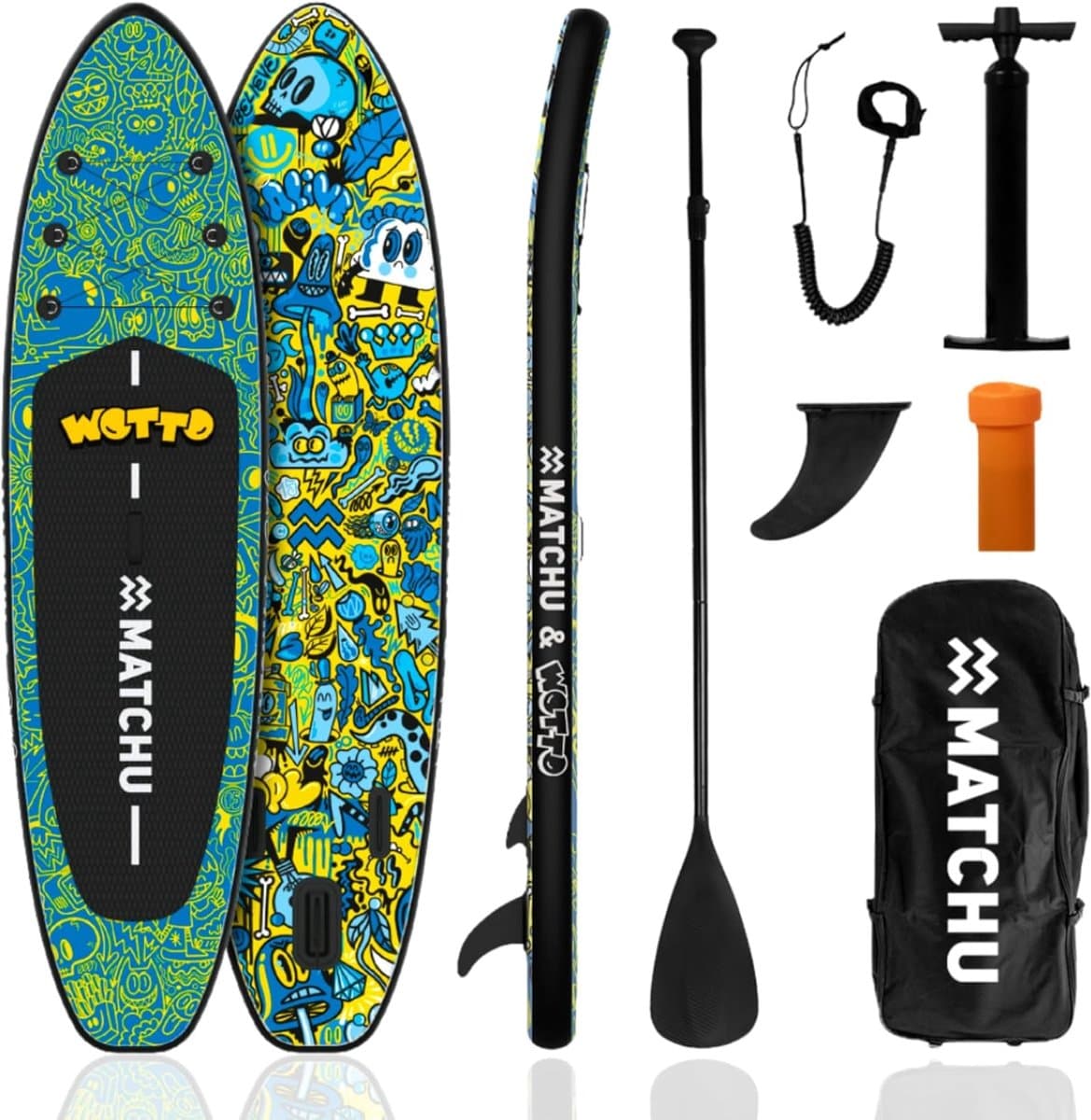 Opblaasbaar SUP 150 Kg Belastbaar Limited Edition, 320×81 cm, max 150 kg