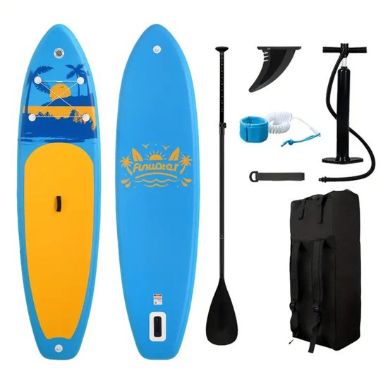 Bovista Sup Board - Opblaasbaar - Supboard - Sup Boards - Paddle - Kayak - Blauw