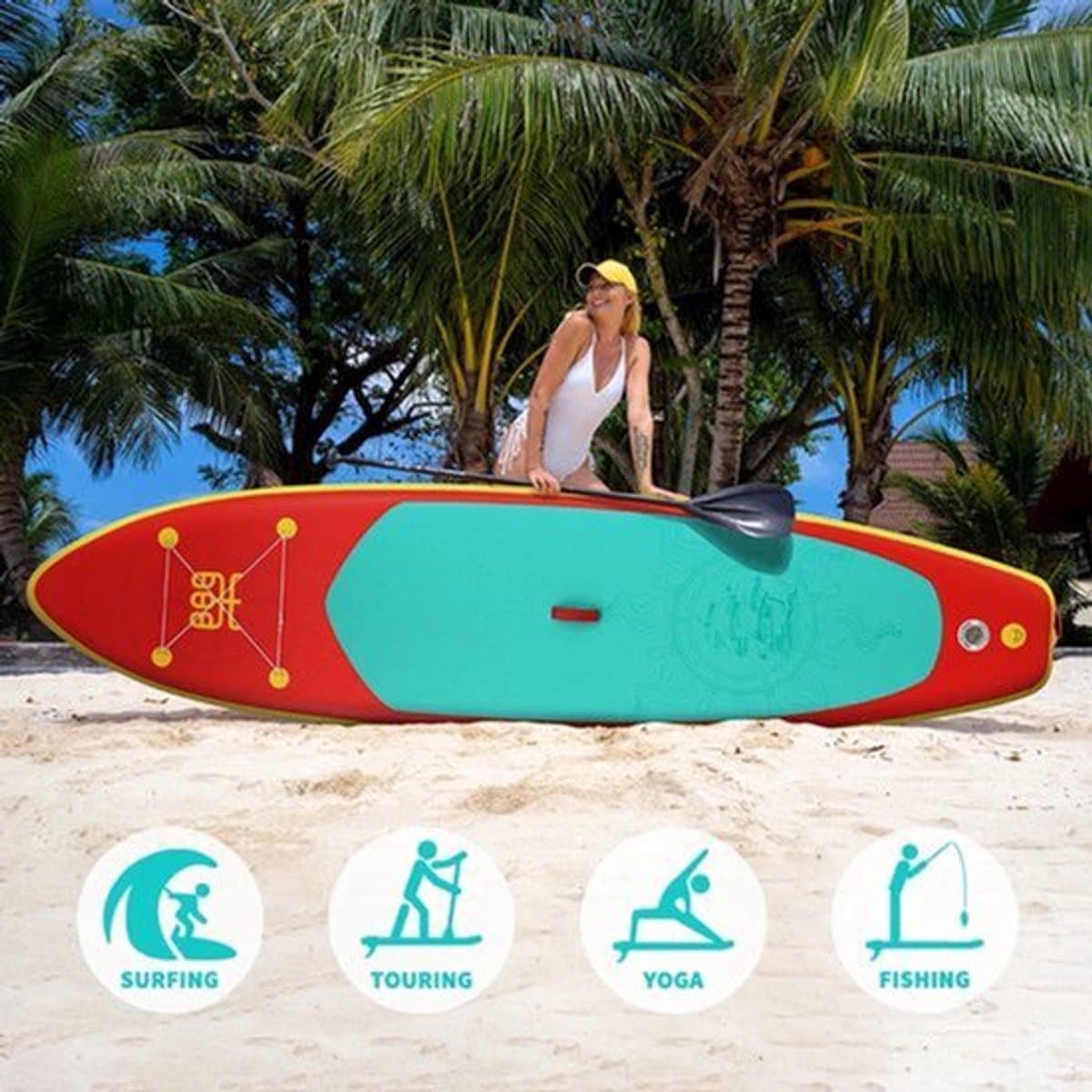 Supboard Sup Kajak Stand, 350×87 cm, max 160 kg