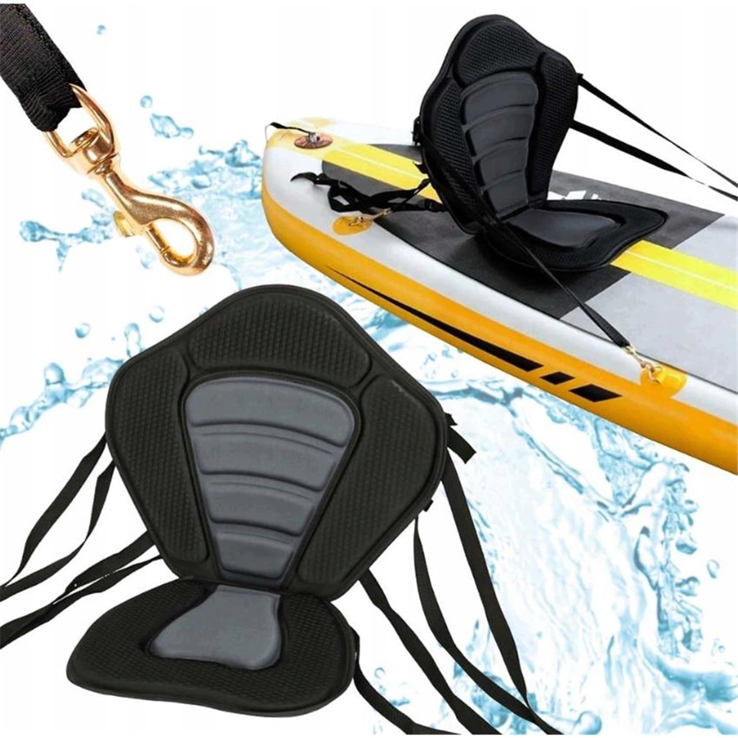 Universeel Kajak Stoel met Rugleuning SUP, Kano, Boot