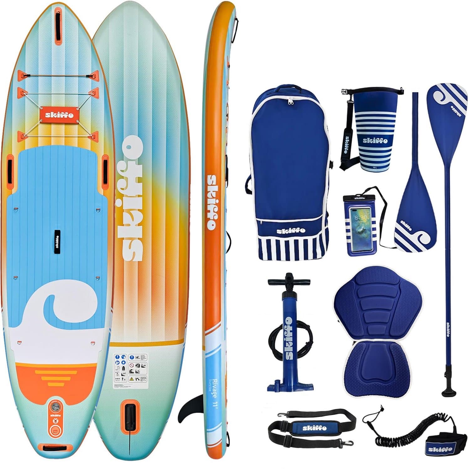 Opblaasbare SUP 2 in 1 kajak, stabiel en, 335×86 cm, max 160 kg