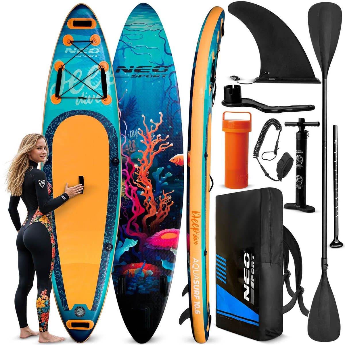 Neo Sport Aquasurf Lichtgewicht, 320 cm