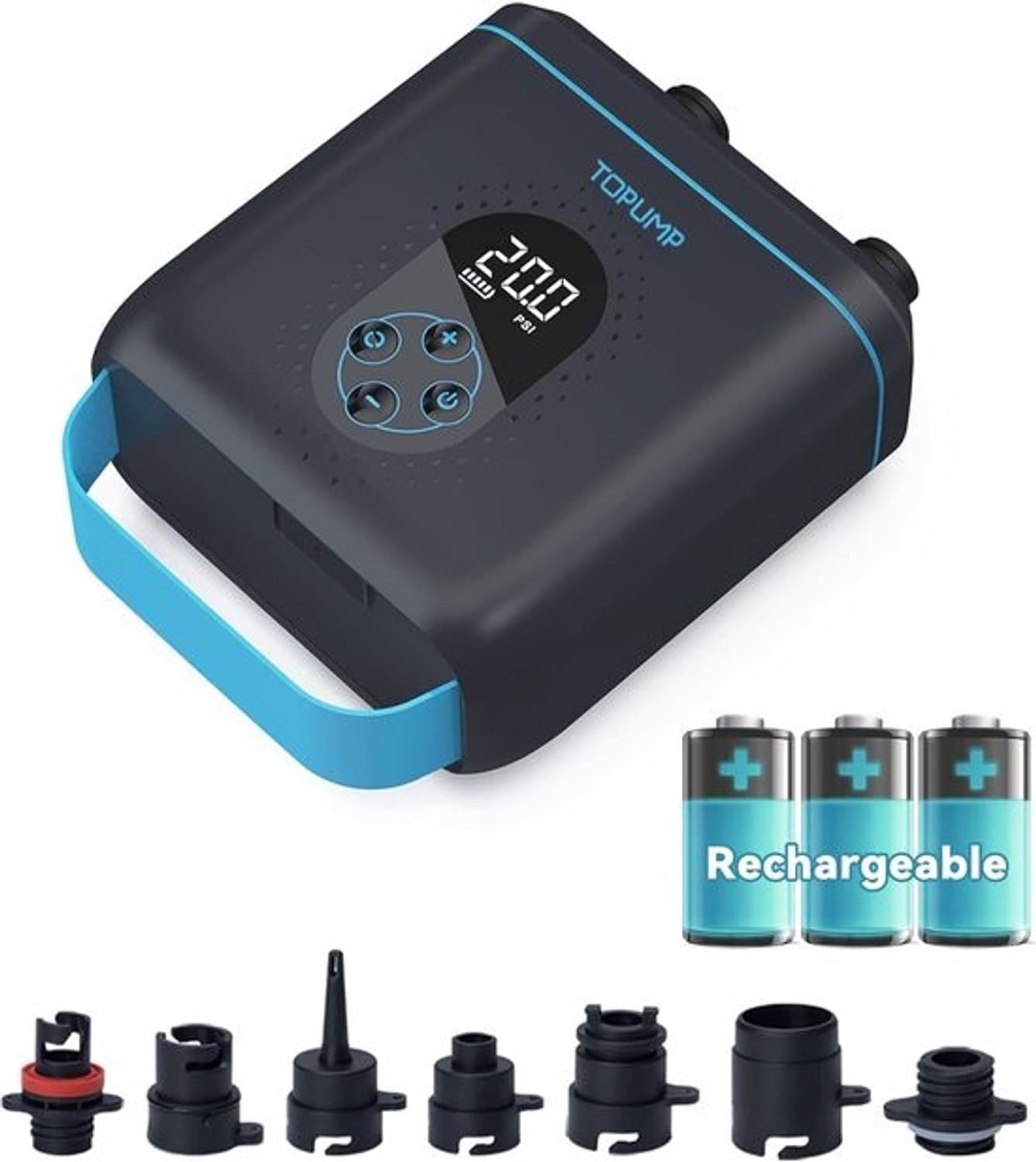 Elektrische SUP pomp 20PSI met auto off voor, kajak en tent