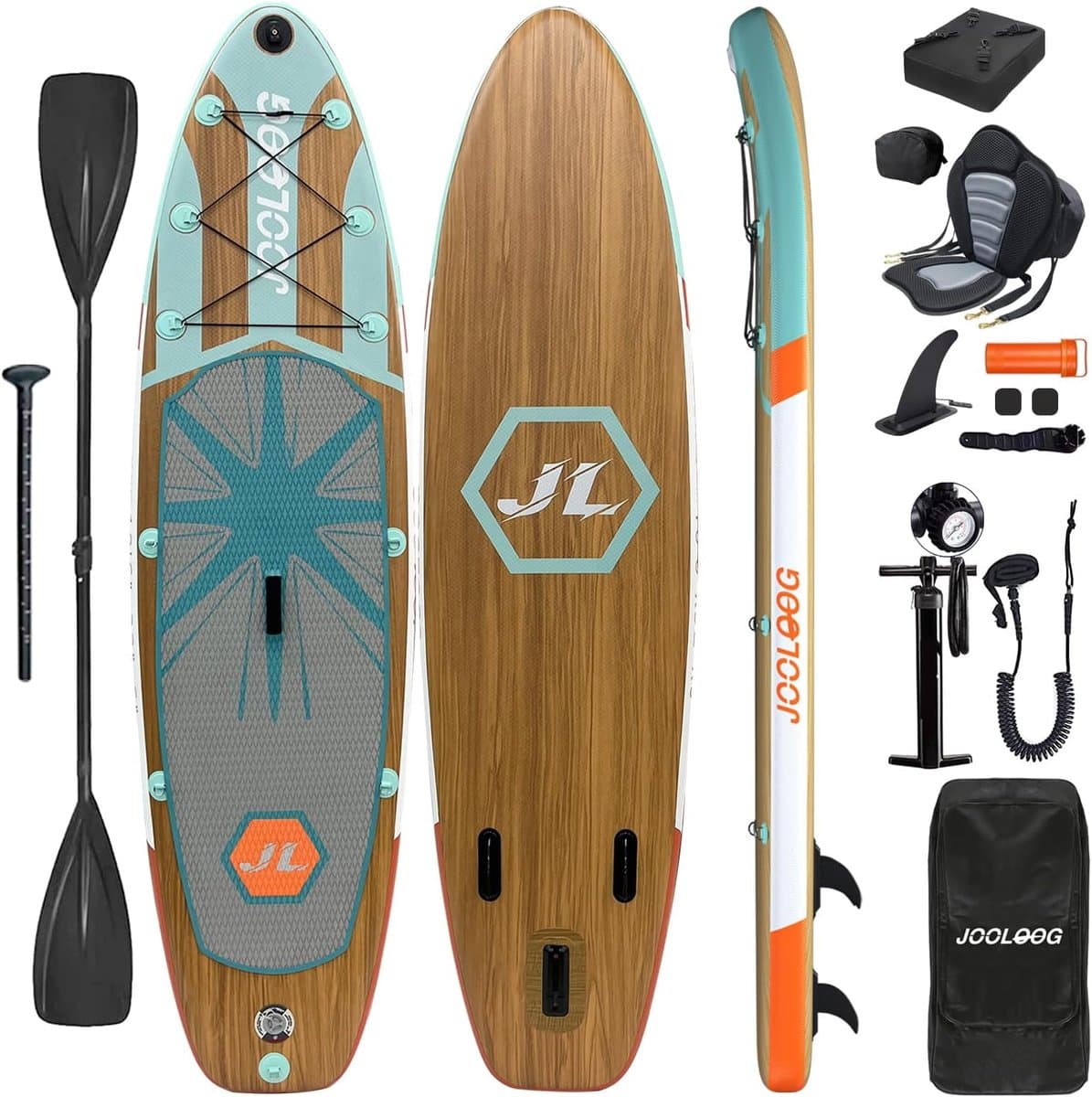 Opblaasbaar SUP Waterpret Beleven Extra Breed Ontwerp