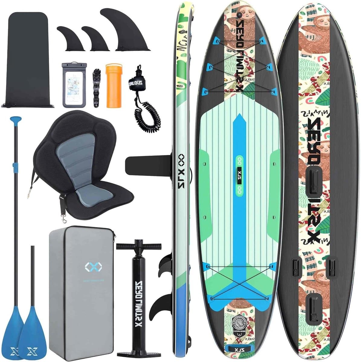 Opblaasbaar SUP Stand Up Board Watersport Avontuur, 10.5'