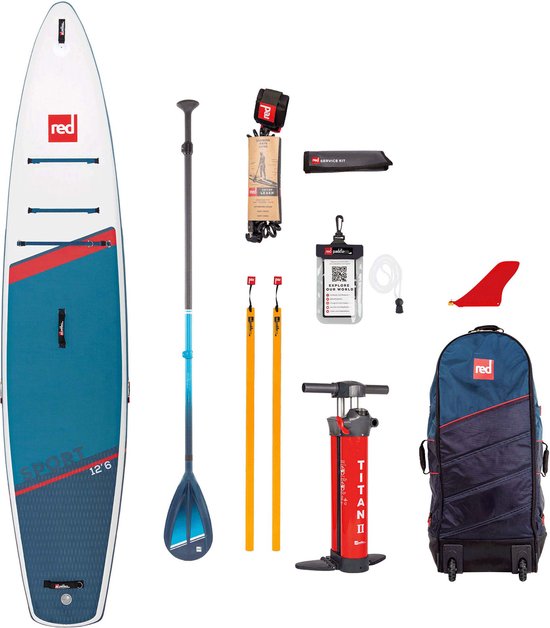 Red Paddle Sport - SUP Package 12.6 - Hybrid Tough Peddel