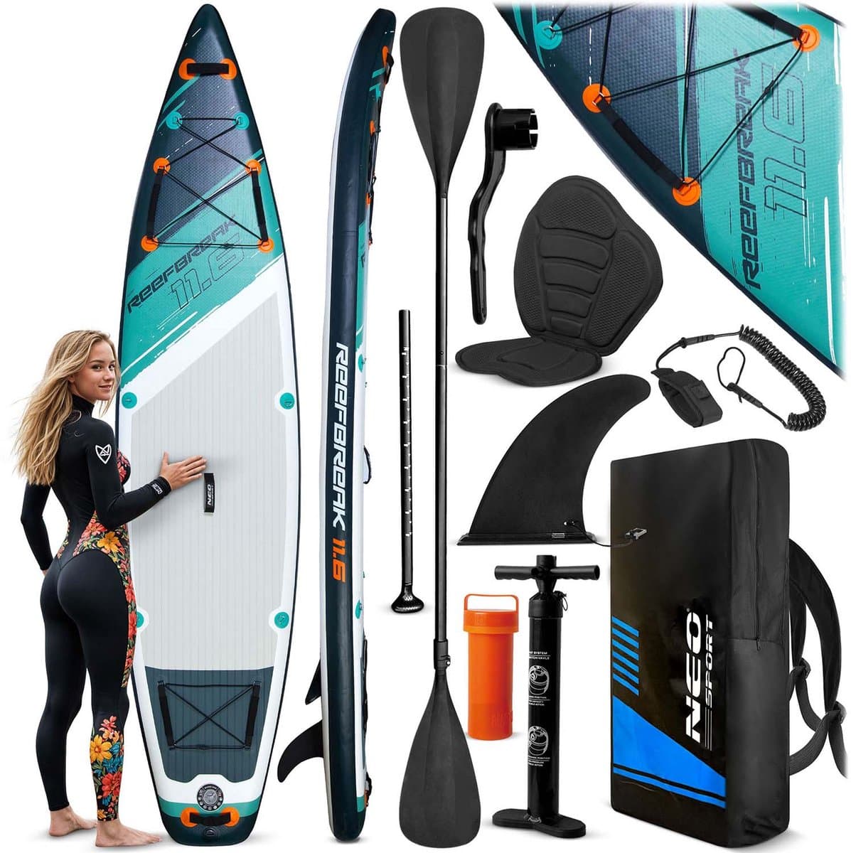 SUP board Reefbreak Neo Sport 170302, 350×81 cm