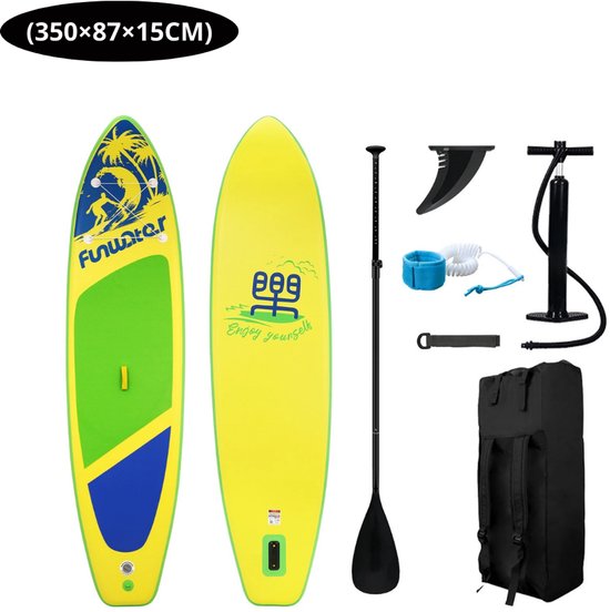 Livano Sup Board - Opblaasbaar - Supboard - Sup Boards - Paddle - Kayak - Inclusief Accessoires - 350cm