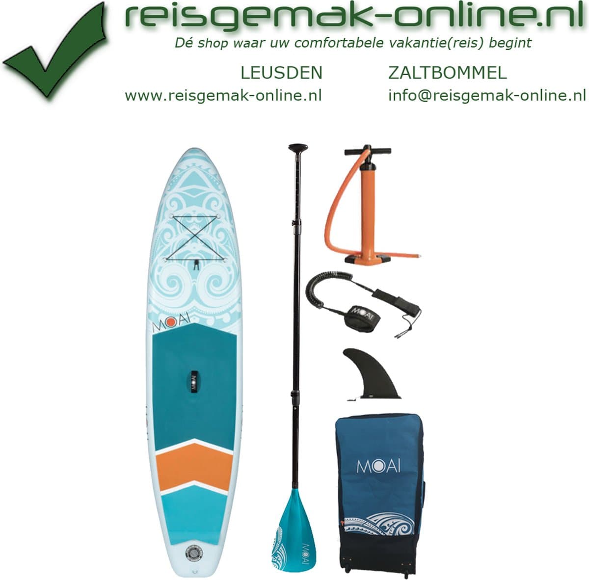 Moai SUP 11' inclusief Gratis Beachtowel, 11'