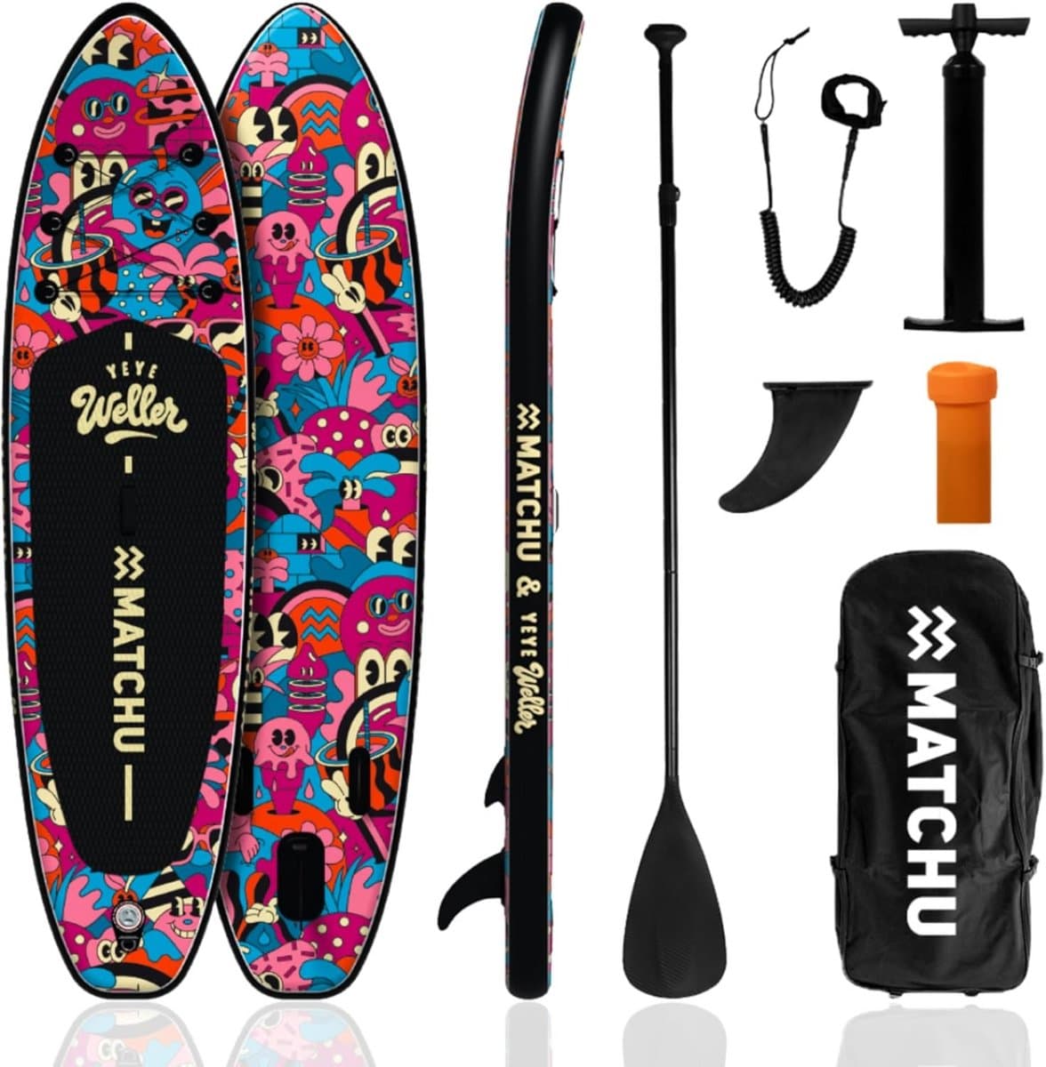 Opblaasbaar SUP Watersport Dubbellaags Dropsitch, 320×81 cm