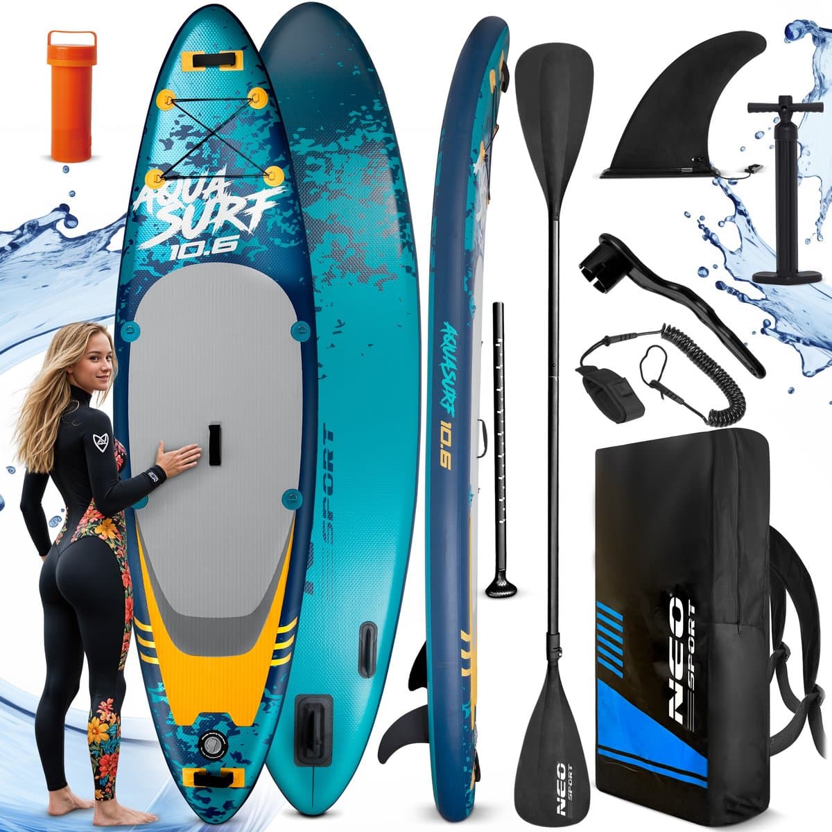 Opblaasbaar SUP, 320 cm