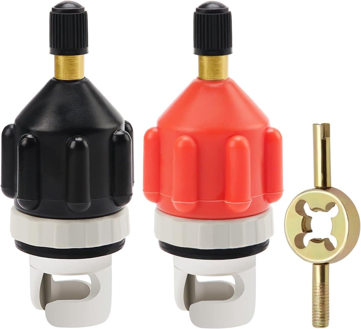 Onbekend 2Pcs Boat SUP Pump Adapter H R Valve Kayak Adapter met Handle