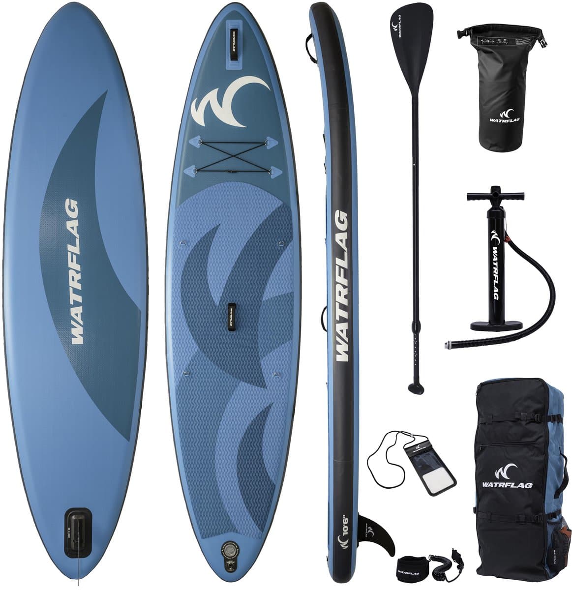 Watrflag Glide SUP 10'6'' Set Allround Stand Up, 320 cm