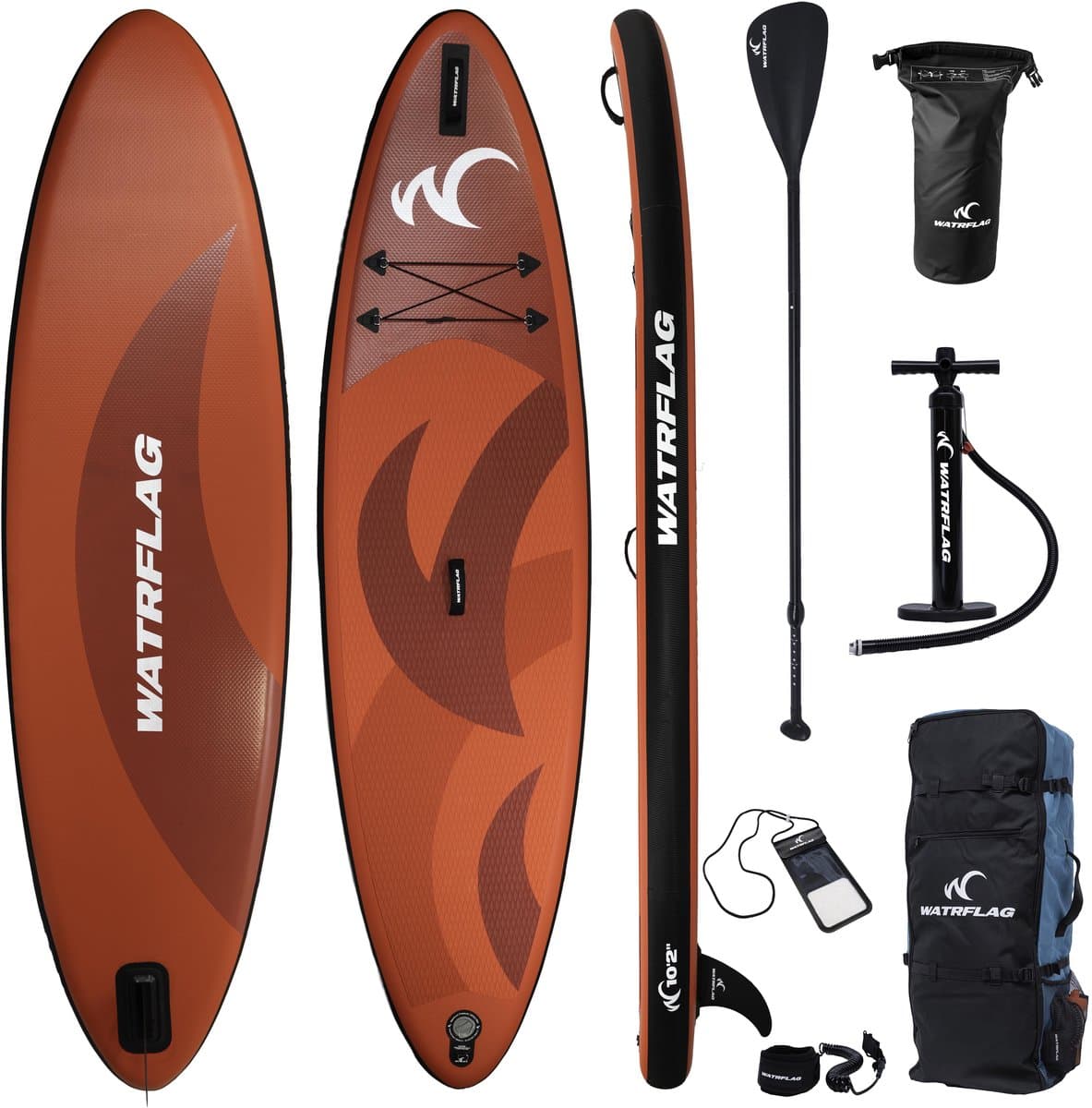Watrflag Flow Red SUP 10'2'' Set Allround Stand, 310 cm