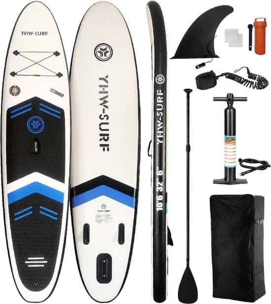Nivard Sup Board - Opblaasbaar - Supboard - Sup Boards - Paddle - Kayak - 320cm - Wit