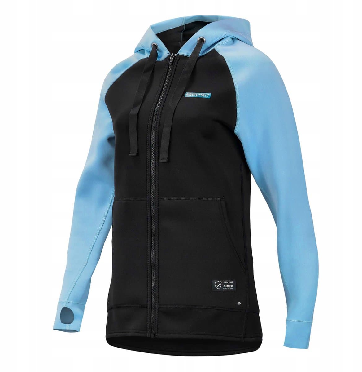 Prolimit Dames Neopreen SUP Bluza z Capuchon Ice Blue Maat M