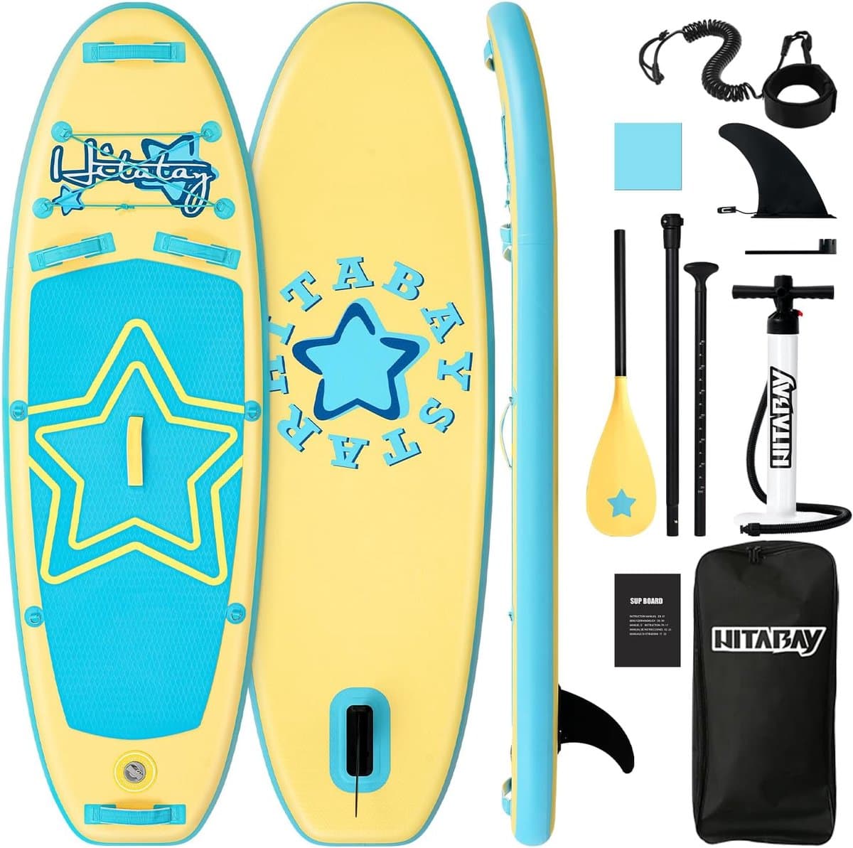 Opblaasbaar SUP Surfplank Set Watersport Plezier, 244×76 cm