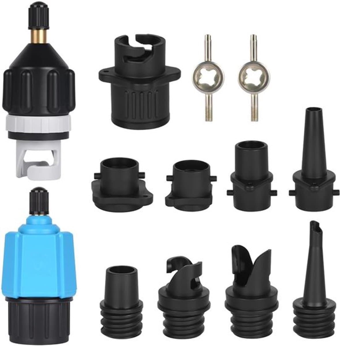 SUP pompadapter met gasmondstukken SUP adapter voor compressor