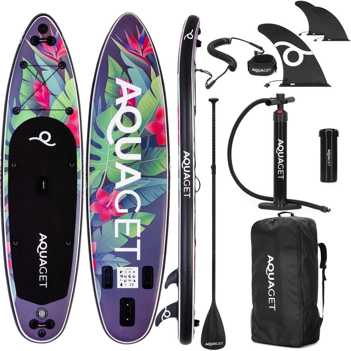 Aquaget® SUP Meerkleurig, 320×81 cm, max 150 kg