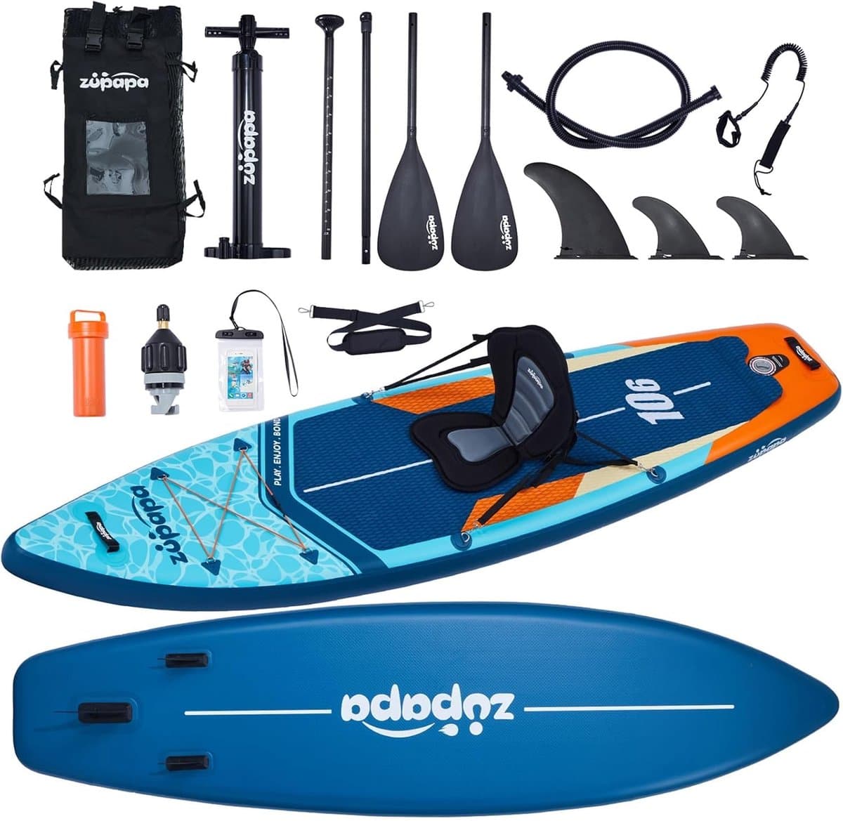 Opblaasbaar SUP board set, 323 cm