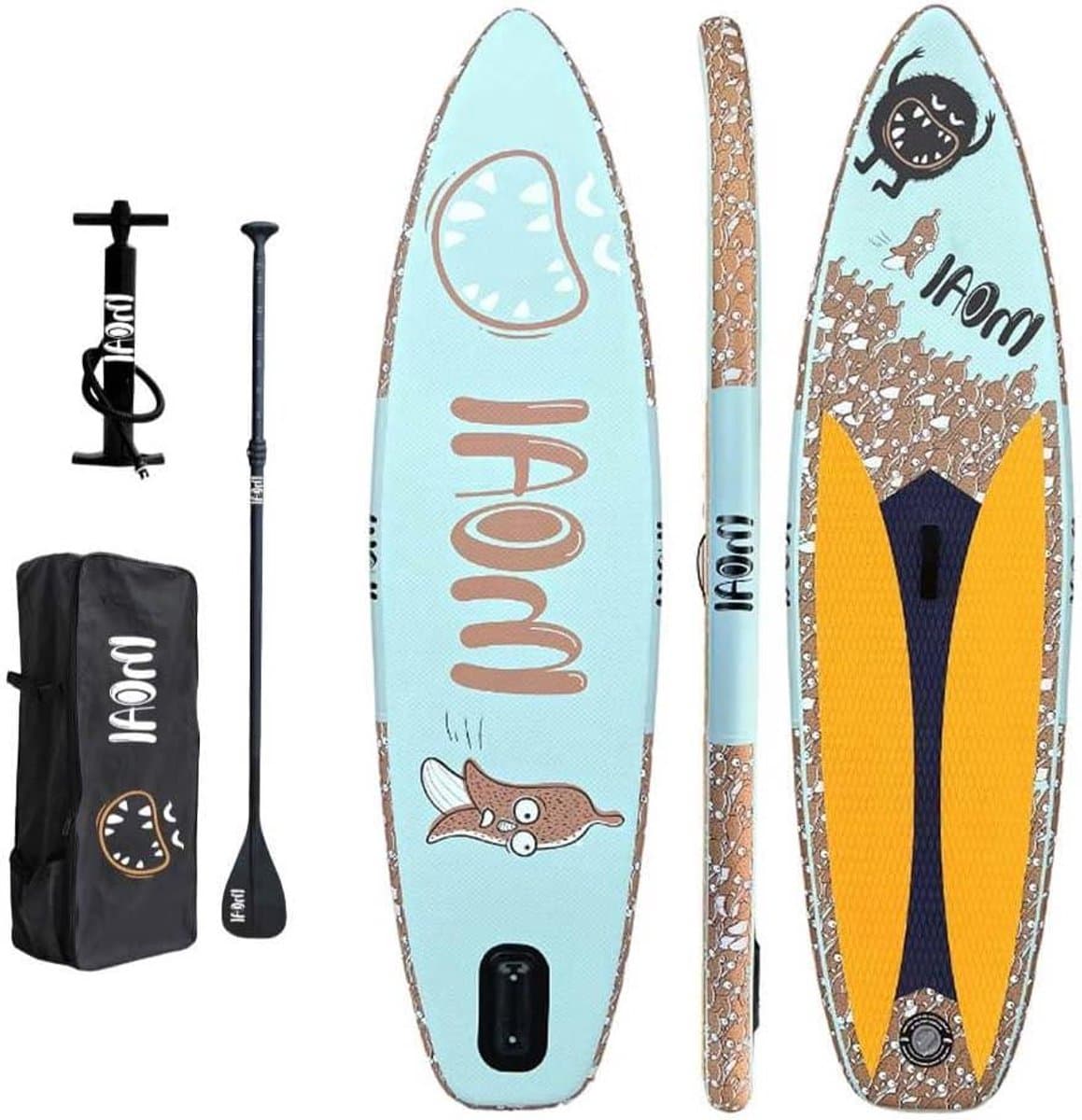 Opblaasbaar SUP Surfplank Set Watersport Avontuur, 350×66 cm