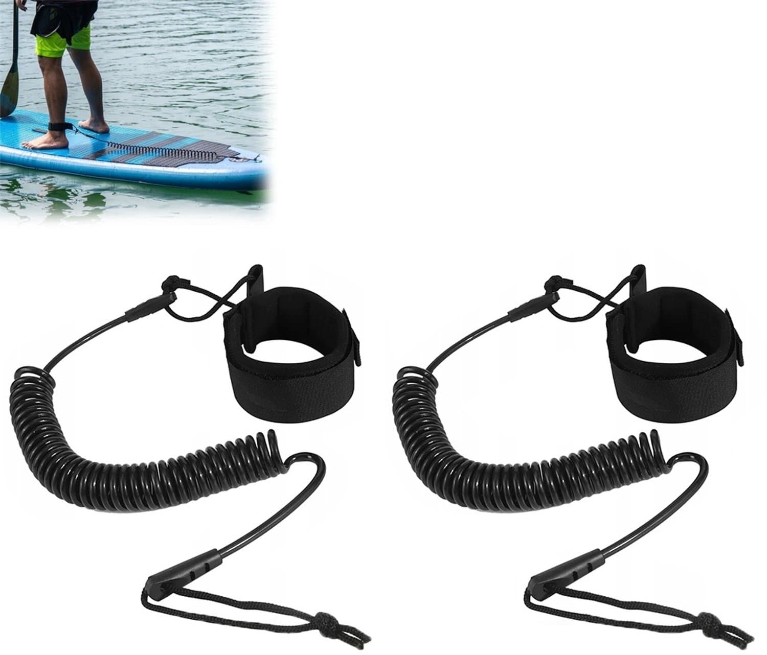Merkloze SUP Leash Veiligheidskoord voor Surfen & SUP, 3m