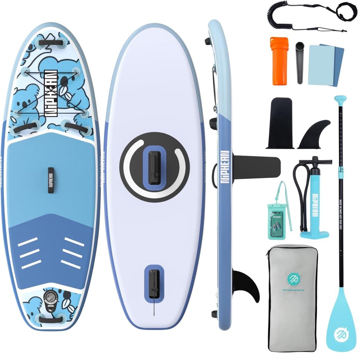 Opblaasbaar SUP board Watersport Plezier, 230×74 cm