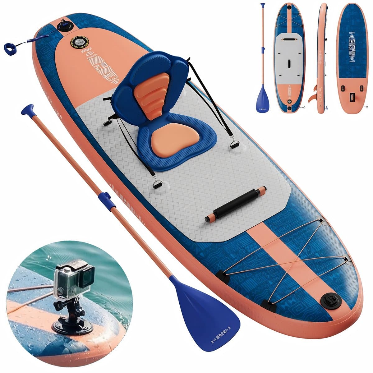 Opblaasbaar SUP & Kajak Hybride Extra Stabiel, max 130 kg