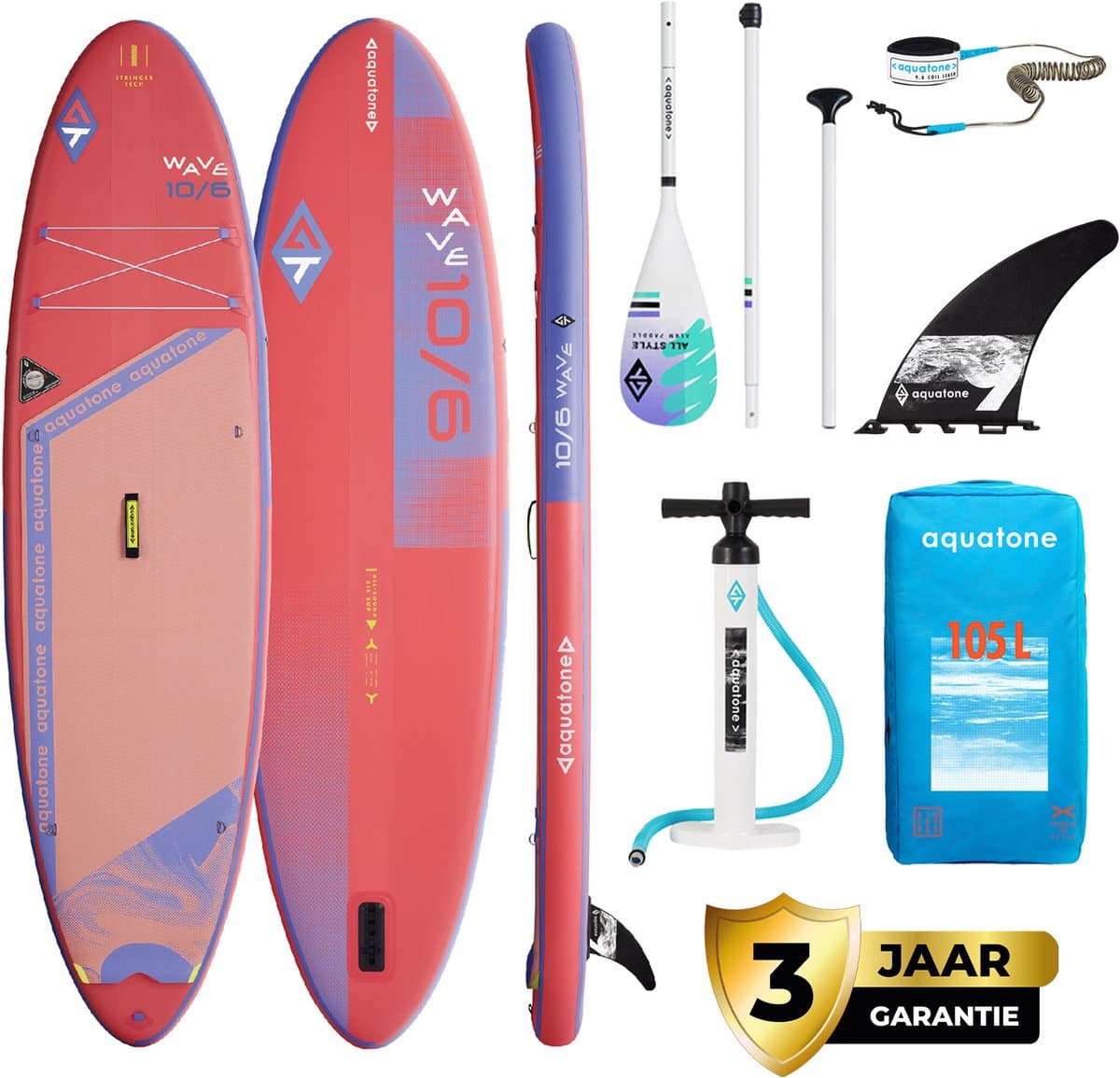 Aquatone Wave Premium SUP 10'6, 320×81 cm, max 143 kg