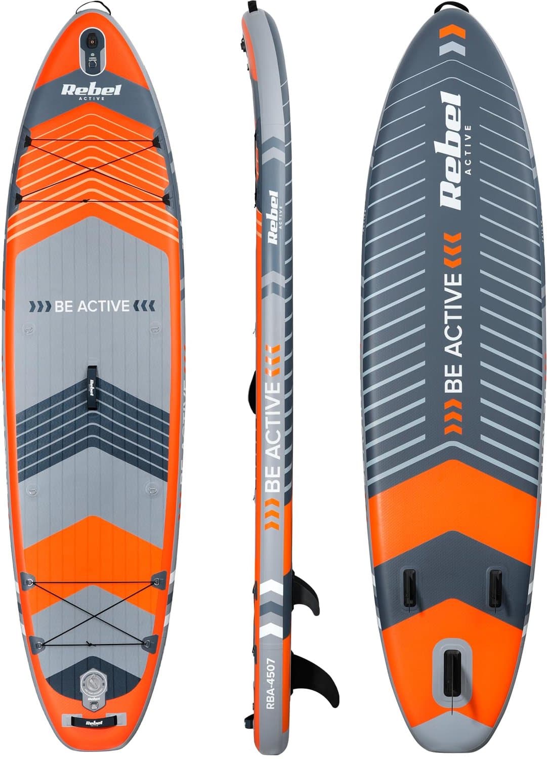 Opblaasbaar SUP Oranje Touring Lengte, 335 cm