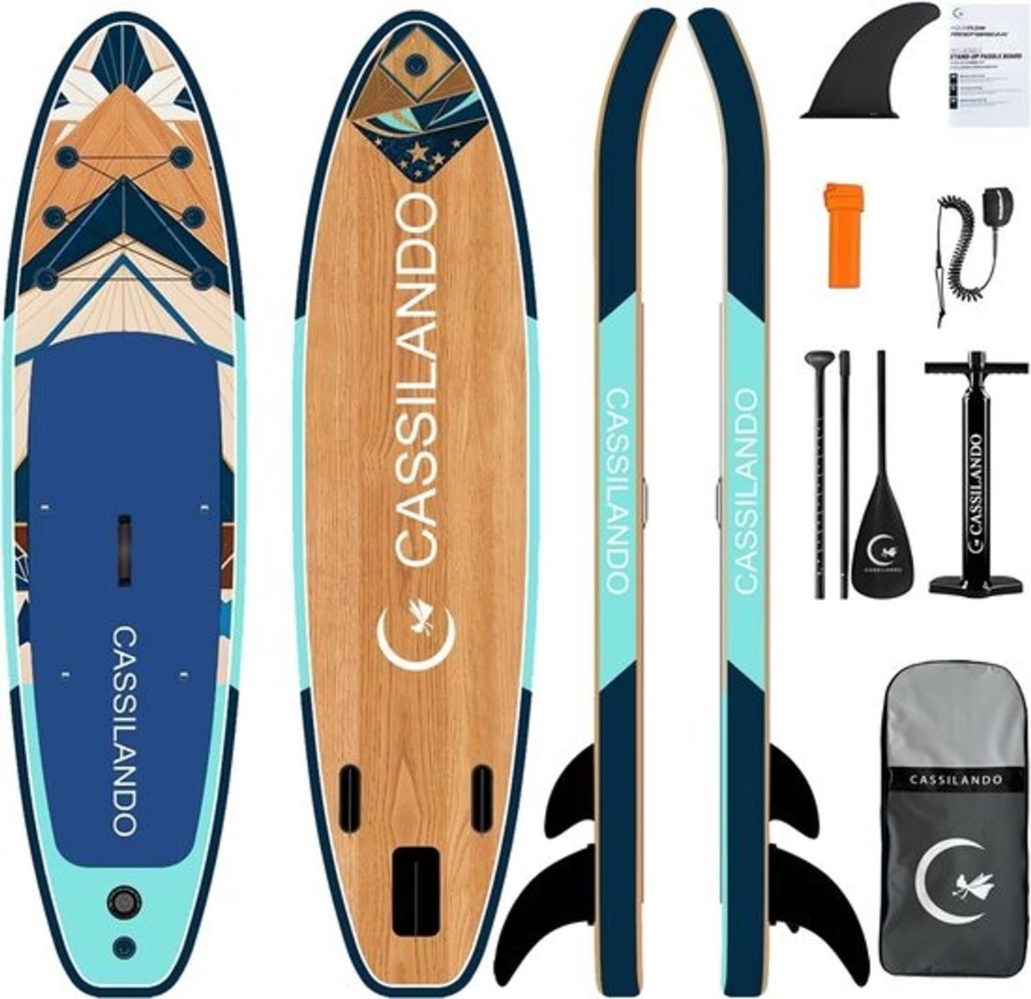 Opblaasbaar SUP board Extra stevig stand