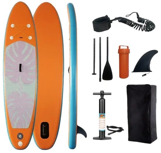 Bovista Sup Board - Opblaasbaar - Supboard - Sup Boards - Paddle - Kayak - Oranje - 320cm