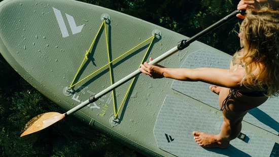 FANATIC - FLY AIR SLT- SUPBOARD - 9'8"- ALLROUND - GREY-GREEN