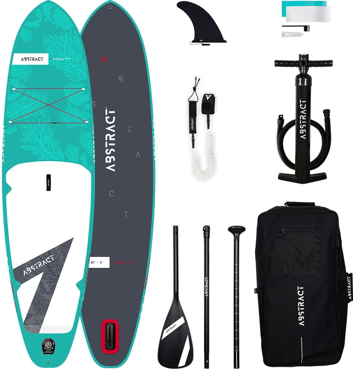 Coral Topaze sup set stand up en kajak, 10.5', max 135 kg